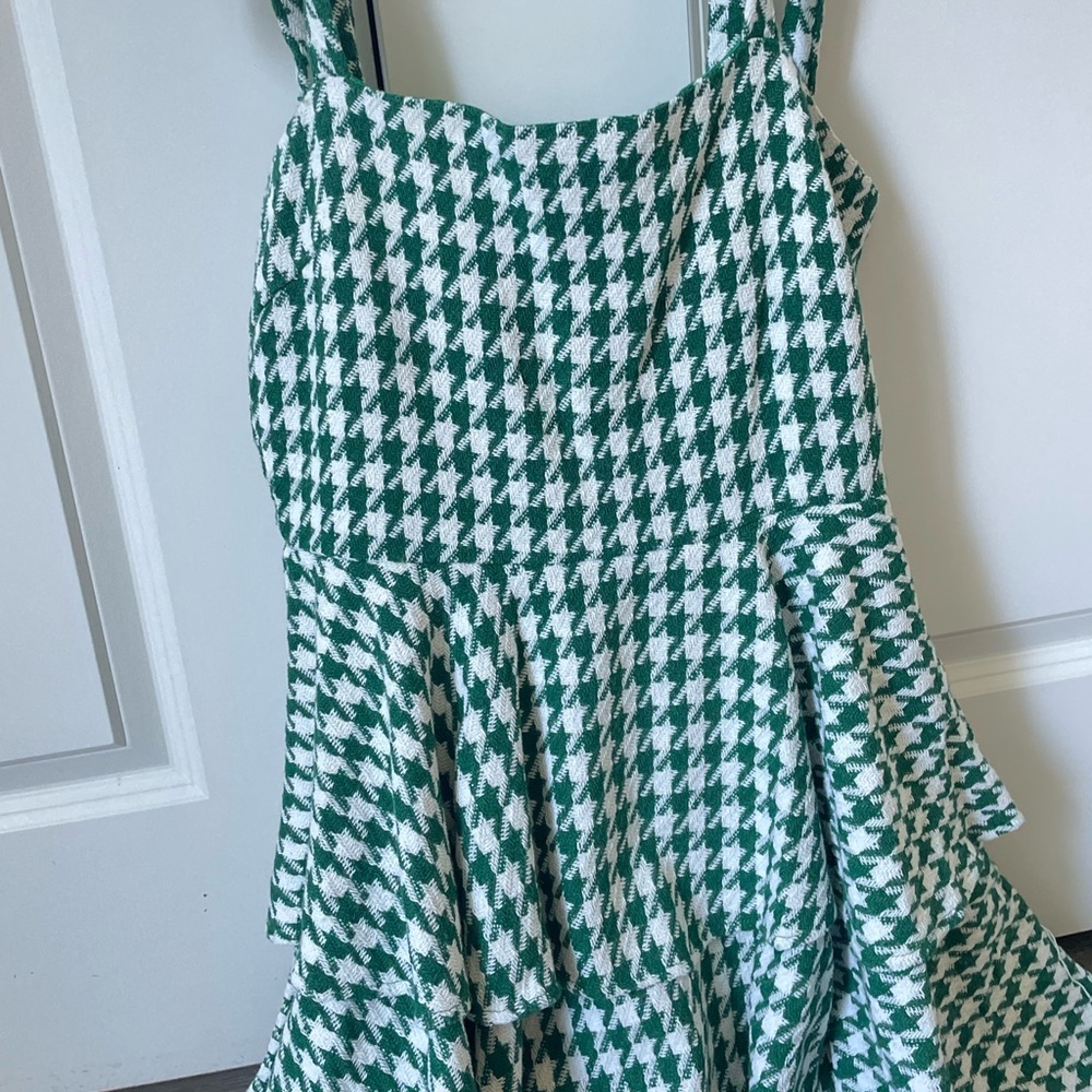 Green Gingham Dress
